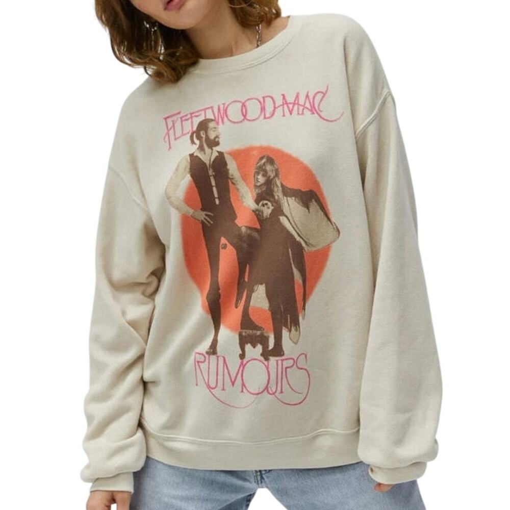 DAYDREAMER Fleetwood Mac Rumors BF Crew Sweatshirt Size Large MSRP $148